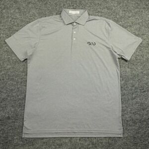Holderness & Bourne Polo Shirt Mens Extra‎ Large Gray Golf Performance Golfer